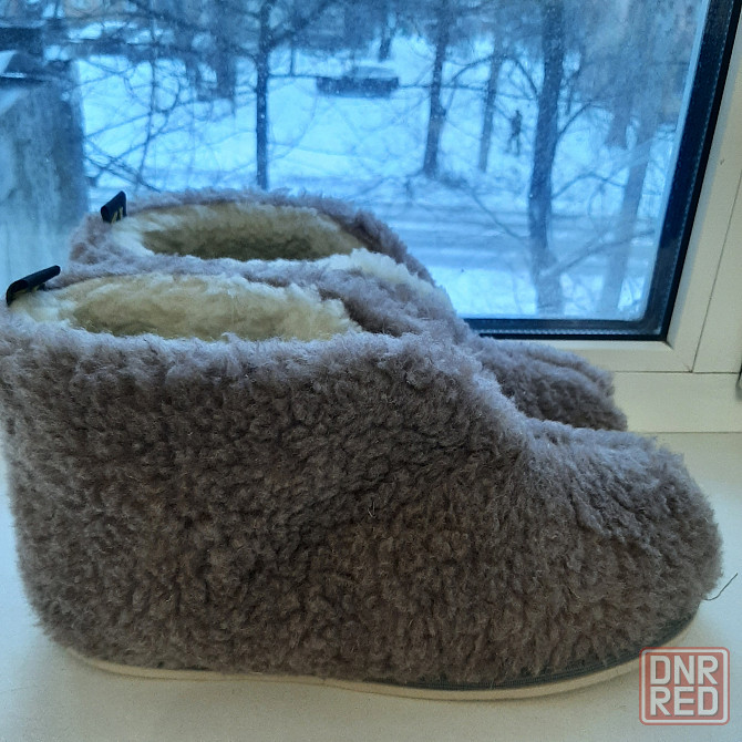 Продам чуни из овечьей шерсти Донецк - изображение 1