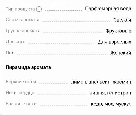 Парфюмерная вода Донецк