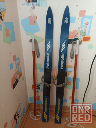Лыжи детские " Малыш" Донецк - изображение 1