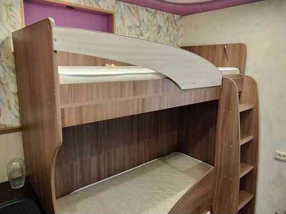 Детская кровать двухъярусная с пеналом. Донецк