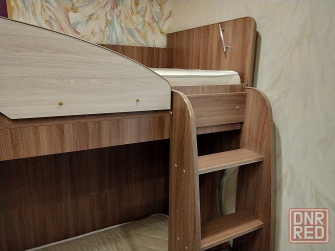 Детская кровать двухъярусная с пеналом. Донецк - изображение 6