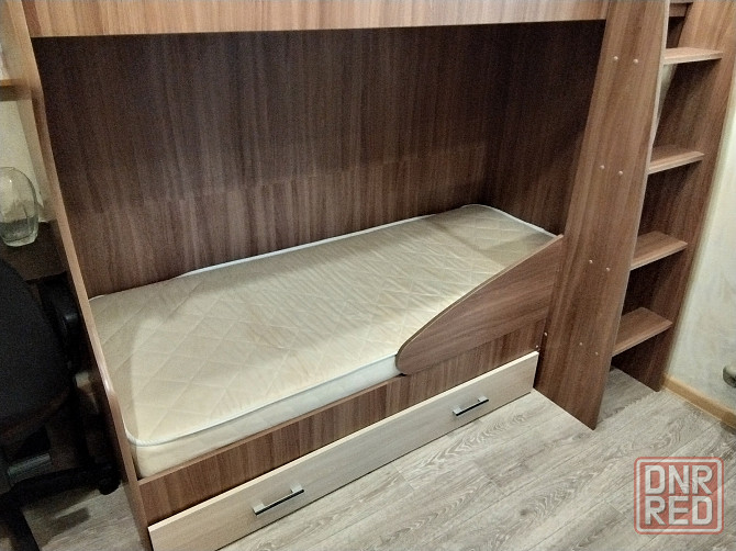 Детская кровать двухъярусная с пеналом. Донецк - изображение 2