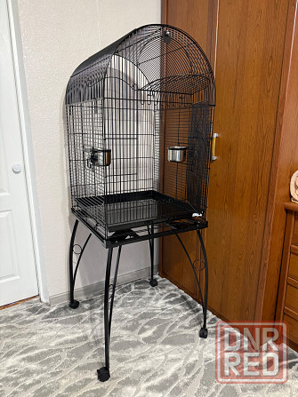 Продаётся новая клетка для птиц на подставке Донецк - изображение 2