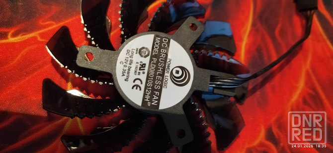 Вентиляторы для видеокарты Gigabyte pld08010s12hh Донецк - изображение 3