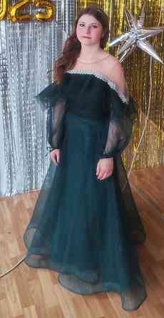 Элегантное зеленое платье для незабываемого выпускного вечера! Донецк