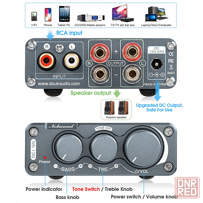 Усилитель Nobsound NS-13G Hi-Fi Донецк - изображение 2