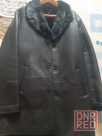 Дублёнка мужская 100% натуральная кожа и мех Донецк - изображение 1