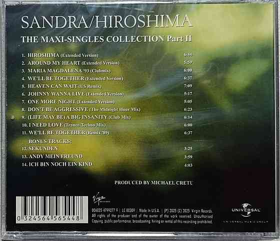 CD диск Sandra - Hiroshima - Донецк