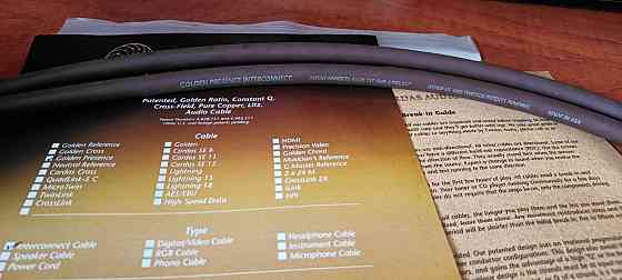 Cardas Golden Presence RCA 1m Донецк