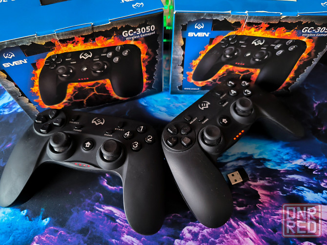 Продам геймпады беспроводные Sven gc-3050 2шт Донецк - изображение 1