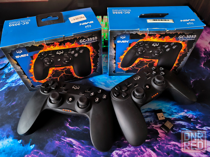 Продам геймпады беспроводные Sven gc-3050 2шт Донецк - изображение 2