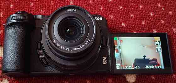 Продам новый беззеркальный фотоаппарат Nikon Z30 Kit 16-50mm f/3.5-6.3 и накамерную вспышку Godox Донецк