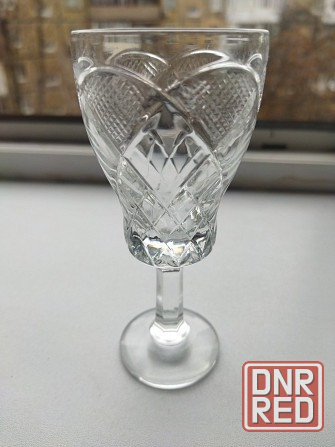 Большие хрустальные рюмочки на ноже ссср Донецк - изображение 5