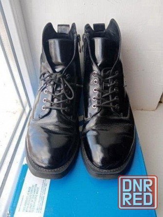 Ботинки женские 38 р. кожаные лакированные Донецк - изображение 1
