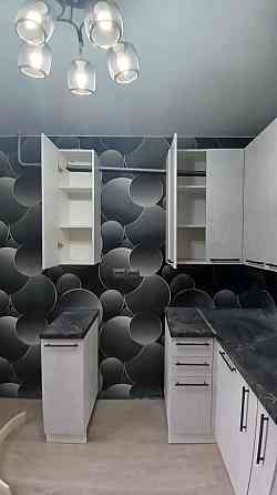 Угловая кухня Нувель 1,2*1,56м в цвете бетон белый Макеевка