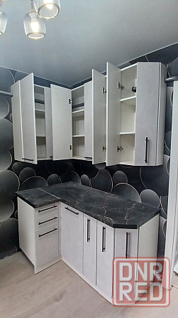 Угловая кухня Нувель 1,2*1,56м в цвете бетон белый Макеевка - изображение 4