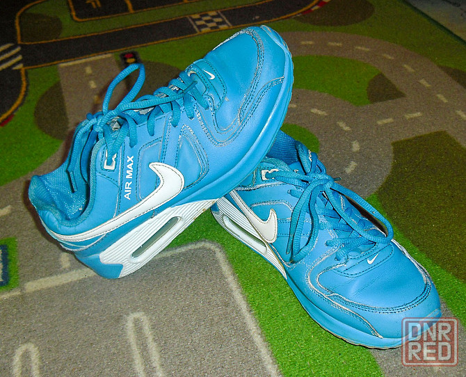 Кроссовки Nike Air Max голубые Донецк - изображение 1