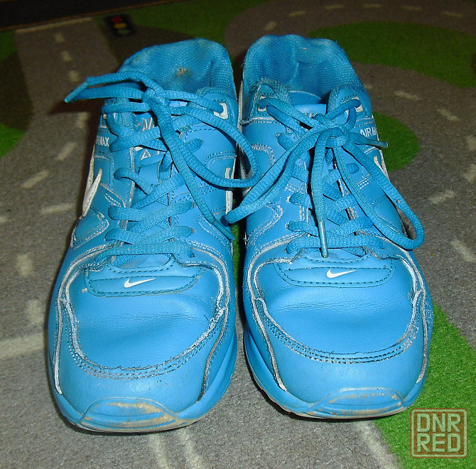 Кроссовки Nike Air Max голубые Донецк - изображение 3
