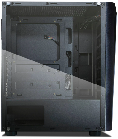 Корпус Eurocase B27 Matx без бп закаленное стекло (3xusb, 2xaudio) (арт-5508) Донецк