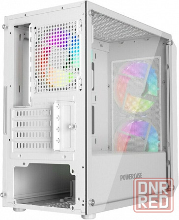 Корпус Powercase Mistral Micro A3w Argb, Tempered Glass, 2x 140mm Argb Pwm+1x 120mm Argb Pwm, белый, Донецк - изображение 3