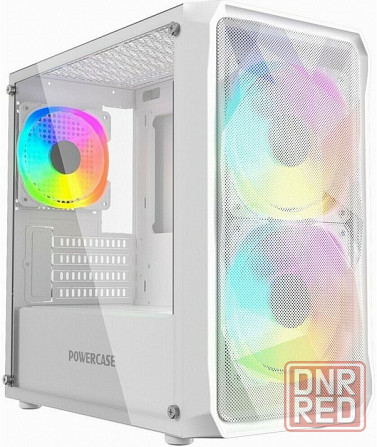Корпус Powercase Mistral Micro A3w Argb, Tempered Glass, 2x 140mm Argb Pwm+1x 120mm Argb Pwm, белый, Макеевка - изображение 1