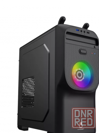 Корпус Mini-Tower Zircon Cute Rabbit Micro-Atx/Mini-Itx, без бп, черный (арт-5255) Макеевка - изображение 1