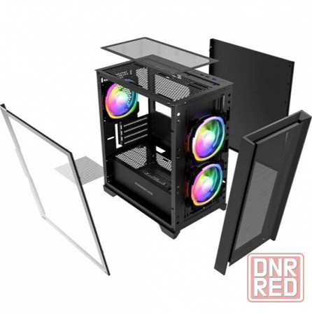 Корпус Powercase Alisio Micro Z3b Argb, черный (Camzb-A3) (арт-6759) Донецк - изображение 2
