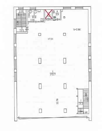 Аренда коммерческого помещения, 2 этаж - 387.4 м. кв. Донецк