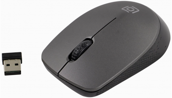 Мышь Oklick 486mw Usb серый/черный (арт-7053) Донецк