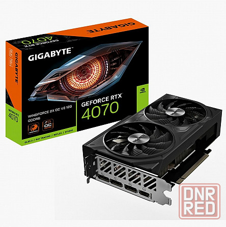 Видеокарта Gigabyte Rtx4070 Windforce 2x Oc V2 12gb Gddr6 192bit 3xdp Hdmi 2fan Rtl (арт-9886) Макеевка - изображение 1