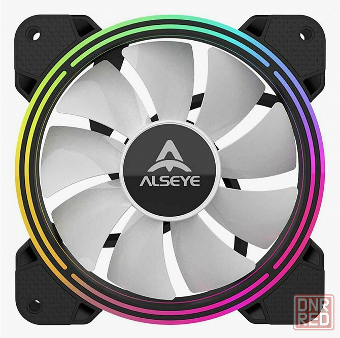Комплект вентиляторов для корпуса 3шт. Alseye Halo 4.0-B Kit Argb (арт-8366) Донецк - изображение 3