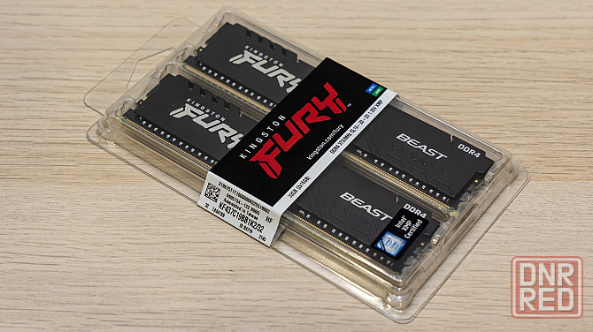 Оперативная память DDR4 Kingston Fury Beast 32Gb (2x16GB) 3200MHz Донецк - изображение 1