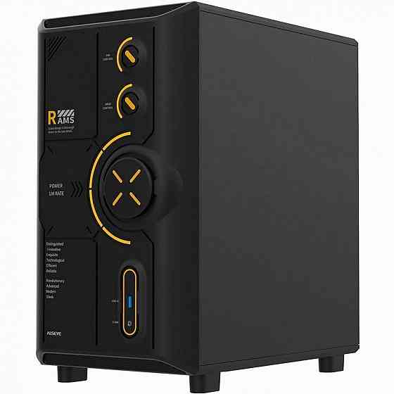 Корпус для пк Alseye Rams 2.0 240-B, черный As.07.0213 (арт-4720) Макеевка