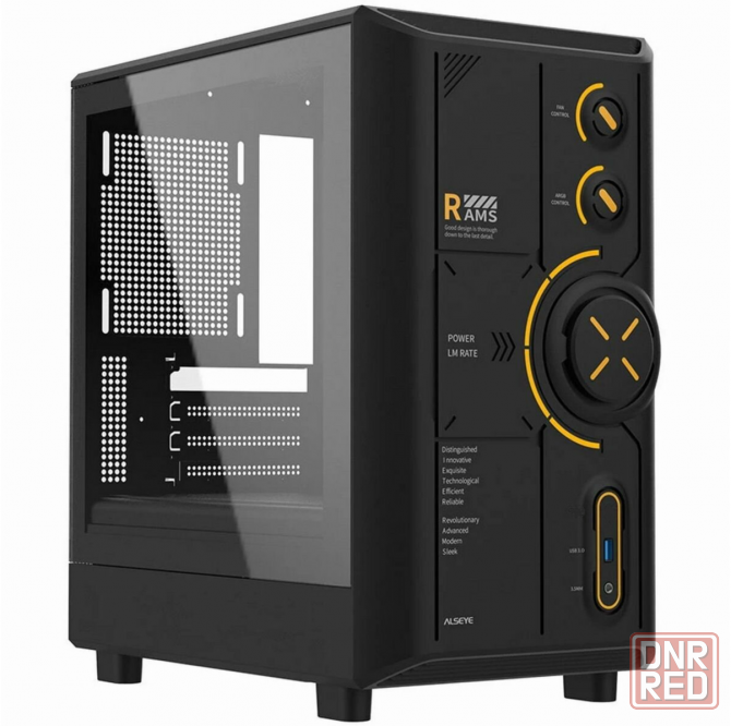 Корпус для пк Alseye Rams 2.0 240-B, черный As.07.0213 (арт-4720) Макеевка - изображение 1