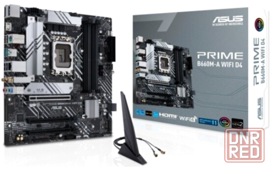 Материнская плата Asus Prime B660m-A Wifi D4 (Lga1700, Matx) (арт-3864) Донецк - изображение 1