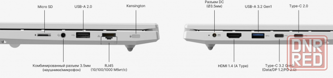 Ноутбук Maibenben M16b-R343um 16" Wuxga Ips, Amd R3-4300u, 8gb, 512gb Ssd, Linux, серебристый (арт-7 Донецк - изображение 4