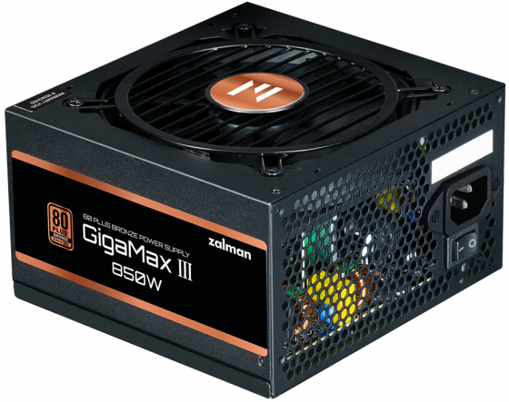Блок питания 850w Zalman Gigamax Iii (Zm850-Gv3), 80+ Bronze (арт-3132) Макеевка