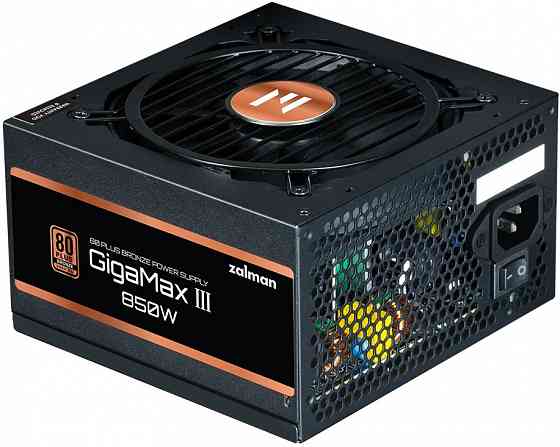 Блок питания 850w Zalman Gigamax Iii (Zm850-Gv3), 80+ Bronze (арт-8784) Донецк