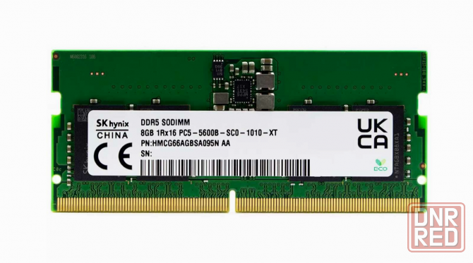 Оперативная память Sodimm 8gb Ddr5-5600 Sk Hynix Hmcg66agbsa095n (арт-2164) Макеевка - изображение 1