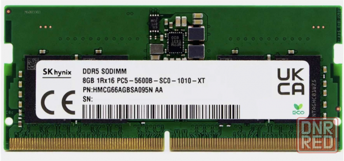 Оперативная память Sodimm 8gb Ddr5-5600 Sk Hynix Hmcg66agbsa095n (арт-7205) Донецк - изображение 3