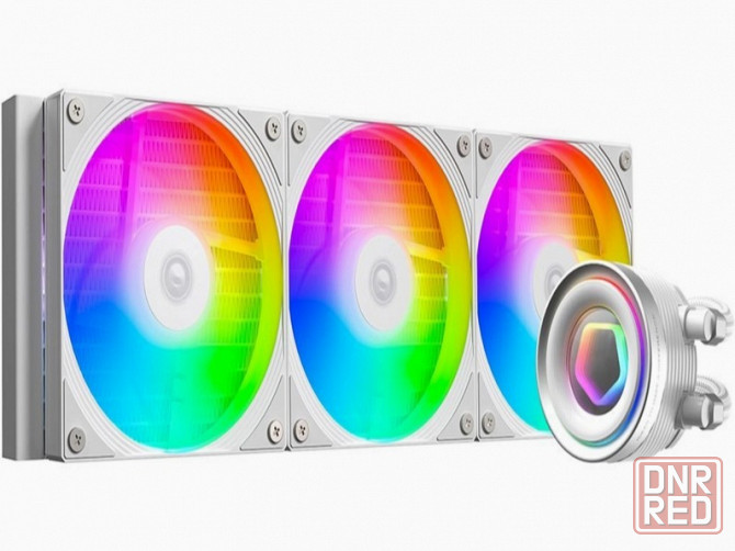 Сво для процессора Id-Cooling Fx360 Inf White (All Intel/Amd, 3*120mm Fan, 2900rpm, 27.2 дб, 350w, P Донецк - изображение 1