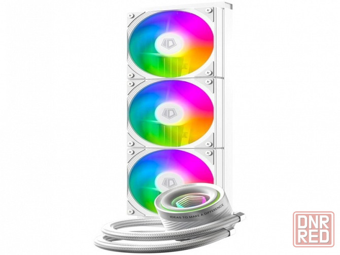 Сво для процессора Id-Cooling Fx360 Inf White (All Intel/Amd, 3*120mm Fan, 2900rpm, 27.2 дб, 350w, P Донецк - изображение 2