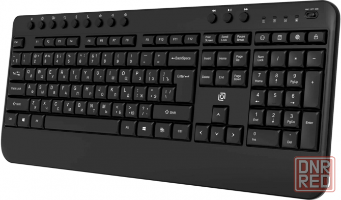 Клавиатура беспроводная Oklick K257w Black (2070286) (арт-9863) Макеевка - изображение 3
