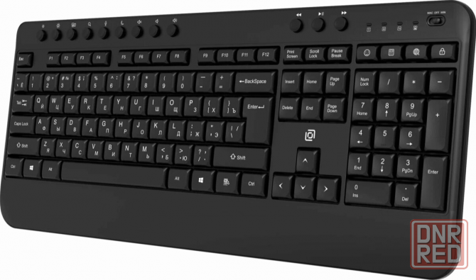 Клавиатура беспроводная Oklick K257w Black (2070286) (арт-9035) Донецк - изображение 3