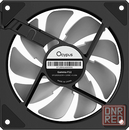 Вентилятор для корпуса Ocypus Gamma F12 Bk Argb (Gamma-F12-Bk1am00x-Gl) (арт-4418) Донецк - изображение 5