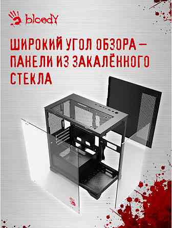 Компьютерный корпус Matx Bloody Bd-Cc103 черный (Bd-Cc103-Bk) (арт-4845) Донецк