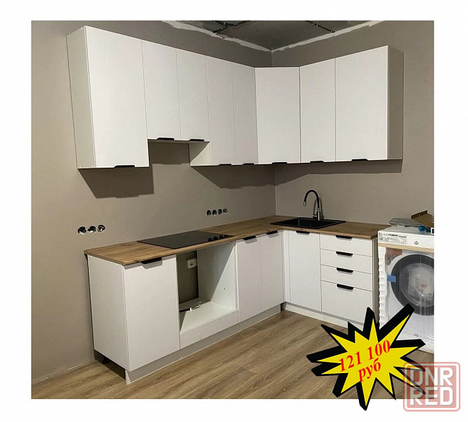 Угловая кухня "Норд" 2,3*1,5м Макеевка - изображение 1