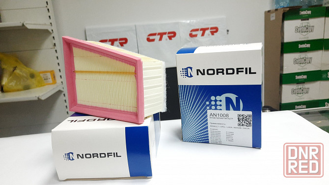 Воздушный фильтр Nordfil для Дастер, Логан, Сандеро, Ларгус, Виваро, Клио, Симбол, Кенго, Лагуна Макеевка - изображение 1