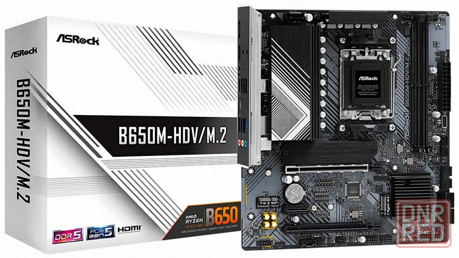 Материнская плата Asrock B650m-Hdv/M.2 (Am5 Matx) (арт-7268) Макеевка - изображение 1