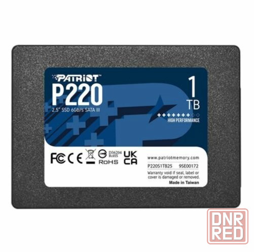 Ssd накопитель Patriot P220 P220s1tb25 1тб, 2.5 (арт-4715) Донецк - изображение 2